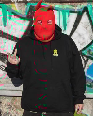 Image of No Comment Neon Green Hoodie