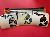 Image 7 of  Snowmobile Vinyl Stickers (Choose your State)