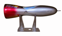 Image 3 of 100g Candy Red Silver Wing Popper