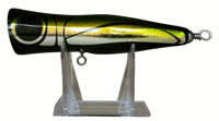 Image 3 of 40g Black Greenish Gold Wing Popper