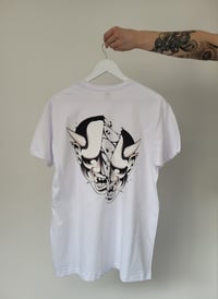 T-SHIRT "HANNYA MASKE" WEISS