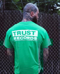 Image 1 of DFL/TRUST Records - Green T-Shirt 