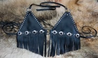 Image 4 of Hellbent Leather Night Rider fringe concho leather top