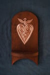 Sacred Heart with Swan and Snake Wall Altar