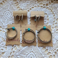 Image 6 of Half Bead hoops