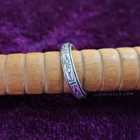 Image 3 of Deco Floral Deluxe Stacking Ring