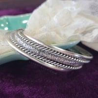 Image 1 of Cuff Set of 5 -- Floral, Rope, Half Round