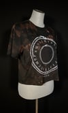 OOAK M UNISEX OUROBOROS CROP TEE