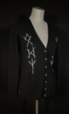 OOAK SMALL RUNIC OUROBOROS CARDIGAN