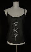 OOAK SMALL SHEER RUNIC TANK