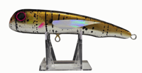 Image 1 of 60g Gold Black Speckled Diving Popper