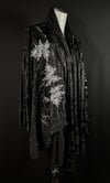 OOAK S-L POISON HEMLOCK BURNOUT KIMONO