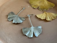 Image 4 of Ginkgo leaf earrings