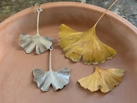 Image 2 of Ginkgo leaf earrings