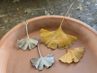 Image 7 of Ginkgo leaf earrings