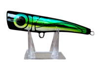 Image 1 of 50g Bubz Black, Greenish Gold Wing  Popper