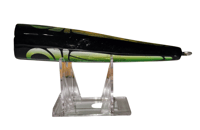 Image 3 of 50g Bubz Black, Greenish Gold Wing  Popper