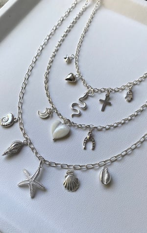 Image of Silver Mini Paperclip Necklace