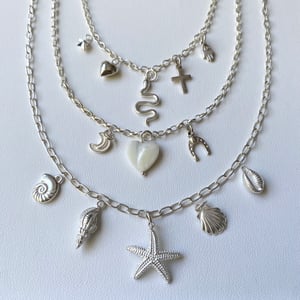Image of Silver Mini Paperclip Necklace