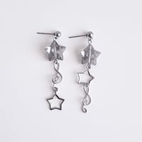 Image 1 of star melody earrings 