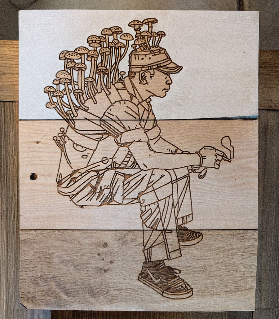 WOODY THE WOODCUT