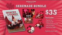 Serenade - Zine & Mini Merch Bundle | Quacks & Tunes Zine [PREORDER]