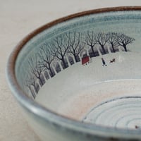 Image 6 of Blue Winter Walk Cereal Bowl