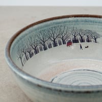 Image 2 of Blue Winter Walk Cereal Bowl