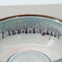 Image 4 of Blue Winter Walk Cereal Bowl