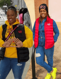 Image 1 of Lightweight Puffer Vest (RED and BLACK) 