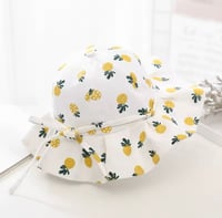 Image 1 of Valentina Pineapple Ruffle Sun Hat