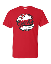 T-Shirt Clearville Baseball Design 1