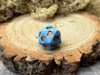 Image 3 of Death Save D20 for Dungeons and Dragons | Blue and Bronze