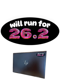 Marathon Donut Sticker