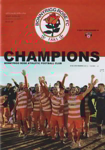 Image of Bonnyrigg Rose Athletic FC "Champions" Magazine
