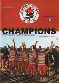 Bonnyrigg Rose Athletic FC "Champions" Magazine