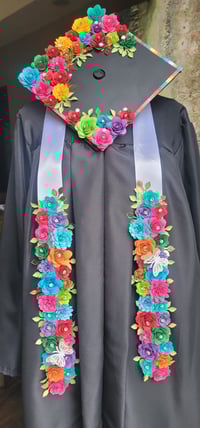 Fiesta Grad cap topper and sash