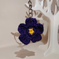Image 3 of Crochet Flower Keyring