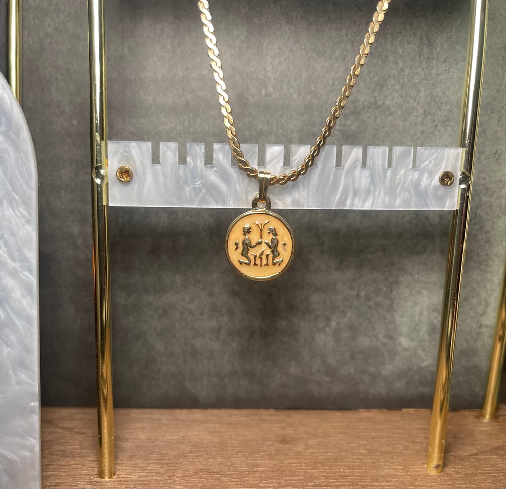 Image of H. Stern Marked Enamel & Gold Tone Pendant