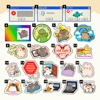 Image 1 of Assorted Size Diecut Stickers vol. 1