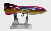 Image 1 of 40g- Black Tip, Pink Top, Goldish Belly Popper