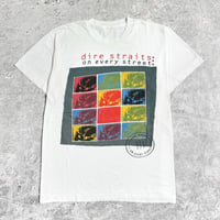 Image 1 of Dire Straits 1991 ‘On Every Street’ White T-Shirt