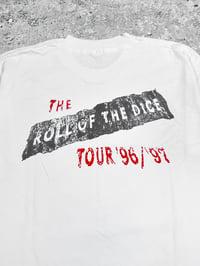 Image 4 of The Fabulous Thunderbirds 1996 ‘The Roll Of The Dice’ White T-Shirt