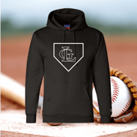 Image 1 of Champion® Powerblend® Pullover Hoodie - Homeplate (DTF)