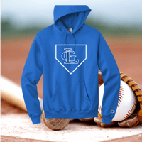 Image 2 of Champion® Powerblend® Pullover Hoodie - Homeplate (DTF)