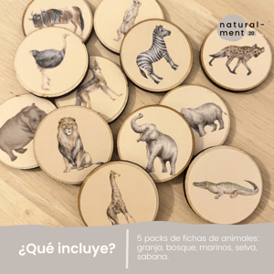 FITXES VOCABULARI ANIMALS / FICHAS VOCABULARIO ANIMALES