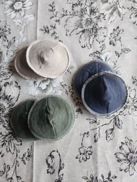 Image 1 of Linen Nursing Pads- Earth Tones