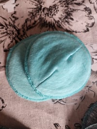 Image 4 of Linen Nursing Pads - Aqua, Black, Melange