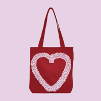 Image 1 of Red & WhiteTotes