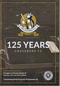 Crusaders FC "125 Years Crusaders FC" Magazin